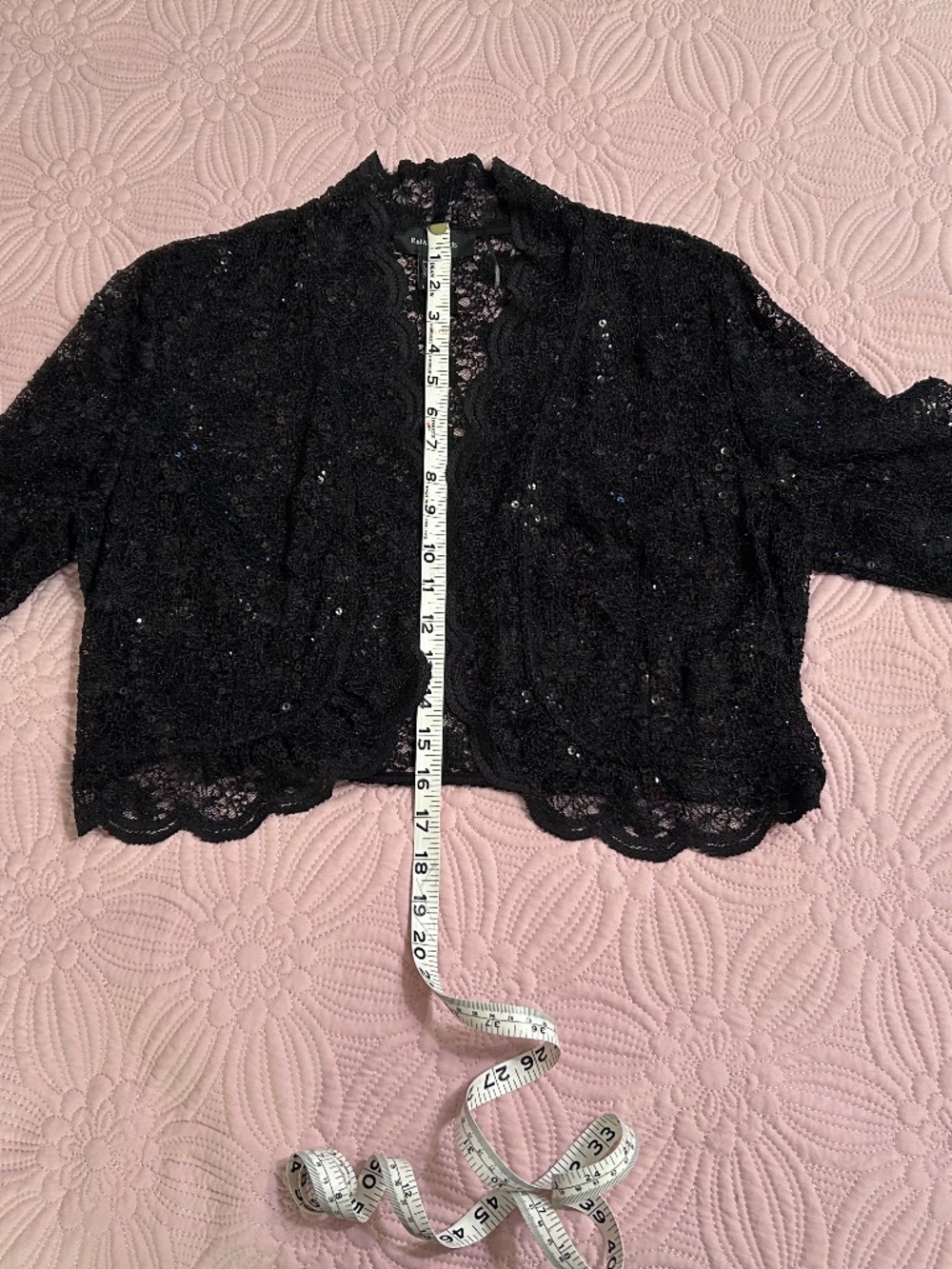 Dressy Lace sequined shrug